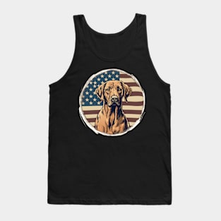 Rhodesian Ridgeback 4th of July Tank Top